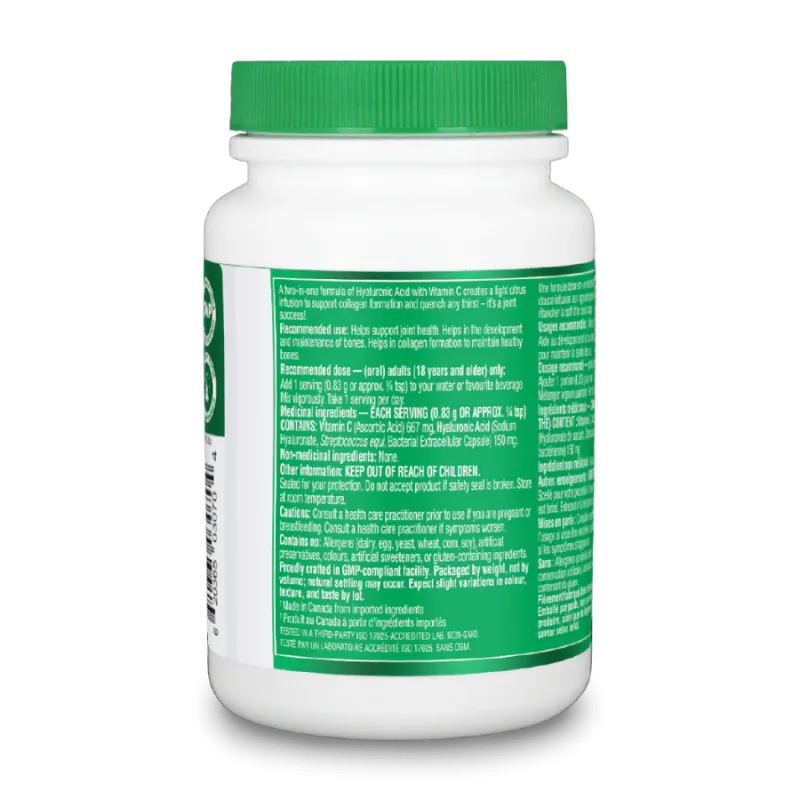 Hyaluronic Acid With Vitamin C  100 g | Safest & Easiest Shopping Vitamins Online | VITASHOP