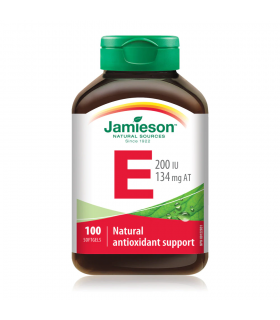 Jamieson Vitamin E 200 IU 100 Softgels | Unbeatable Prices, Daily Deals | VITASHOP