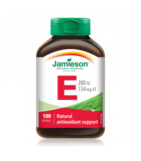 Jamieson Vitamin E 200 IU 100 Softgels | Unbeatable Prices, Daily Deals | VITASHOP