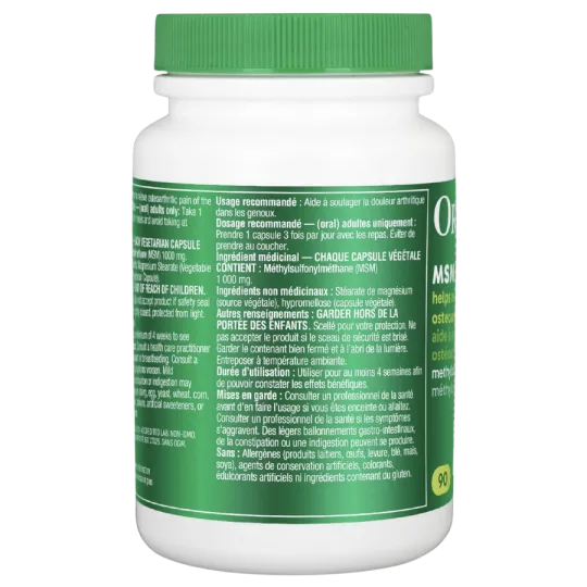 MSM 90 Vegi Capsules | Safest & Easiest Shopping Vitamins Online | VITASHOP