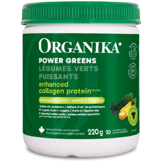 Organika - 含益生菌的强化胶原蛋白强力绿菜