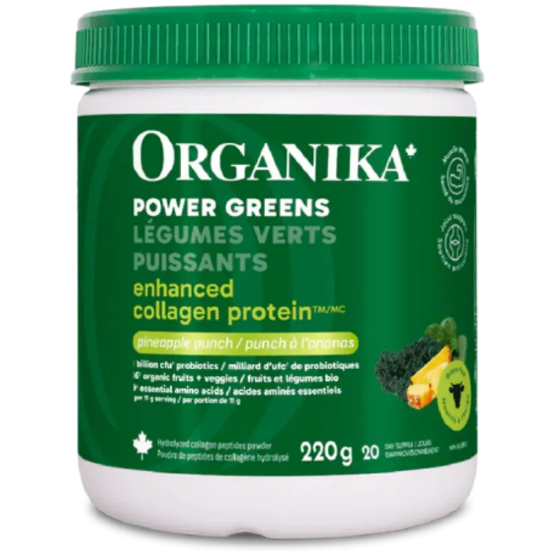 Organika - 含益生菌的强化胶原蛋白强力绿菜
