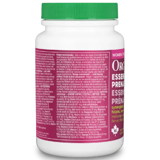 PRENATAL ESSENTIEL 90VCAPS by Organika| BEST DEALS | VitaShop