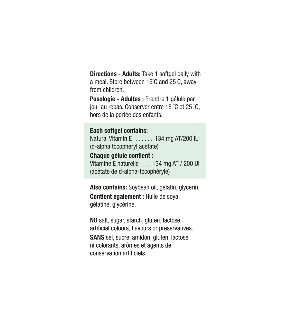 Jamieson Vitamin E 200 IU 100 Softgels | 每天不同折扣, 全网最低价格 | 种类齐全的保健品店铺 VITASHOP, 只有你想不到, 没有你买不到 !