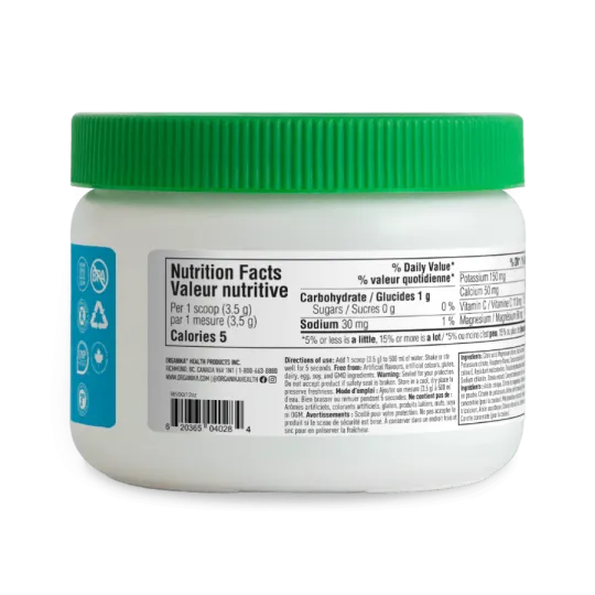 Poudre d'électrolytes Organika Framboise sauvage 210 g