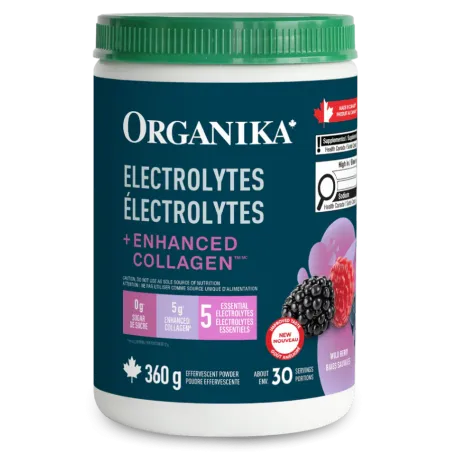 Organika Electrolytes Enhanced Collagen Wild Berry 360 g | Unbeatable Prices, Daily Deals | VITASHOP
