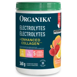 Organika Electrolytes Enhanced Collagen Lemonberry 360 g | Unbeatable Prices, Daily Deals | VITASHOP
