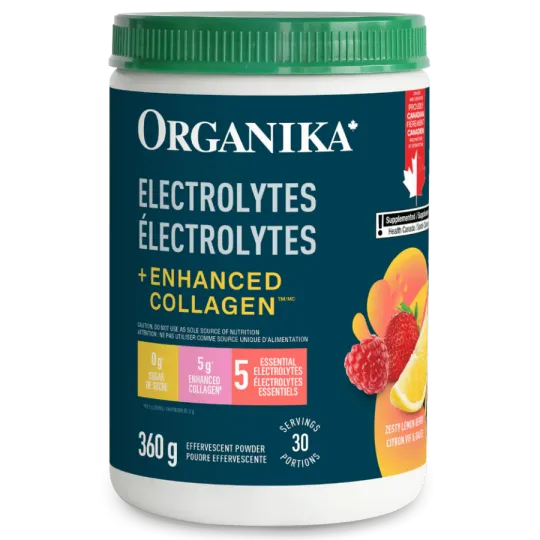 Organika Electrolytes Enhanced Collagen Lemonberry 360 g | Unbeatable Prices, Daily Deals | VITASHOP