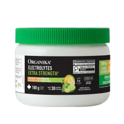 Organika Electrolytes Extra Strength Lemon Lime 180 g | Unbeatable Prices, Daily Deals | VITASHOP