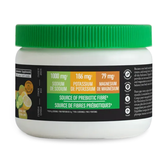 Organika Electrolytes Extra Strength Lemon Lime 180 g | Unbeatable Prices, Daily Deals | VITASHOP