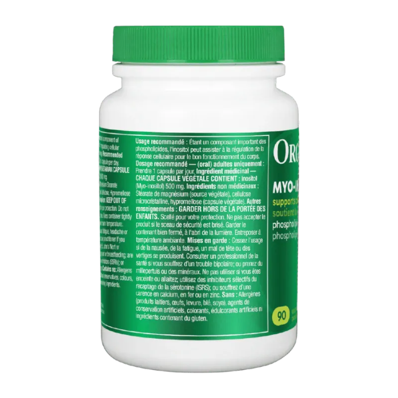 Organika Inositol (Myo-Inositol) 90 Vegi Capsules | Unbeatable Prices, Daily Deals | VITASHOP