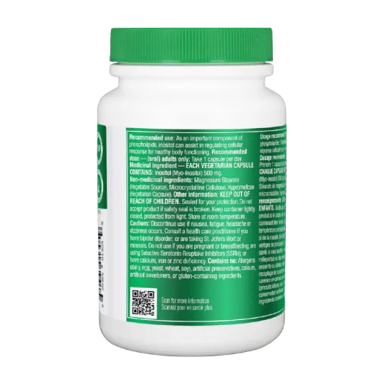 Organika Inositol (Myo-Inositol) 90 Vegi Capsules | Unbeatable Prices, Daily Deals | VITASHOP