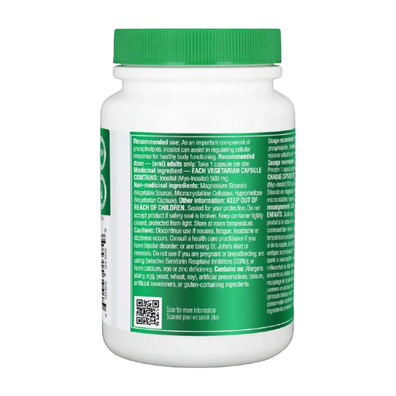 Organika Inositol (Myo-Inositol) 90 Vegi Capsules | Unbeatable Prices, Daily Deals | VITASHOP