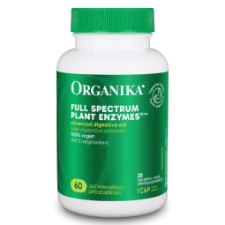 Organika Full Spectrum Plant Enzymes 60 Vegi Capsules | Unbeatable Prices, Daily Deals | VITASHOP