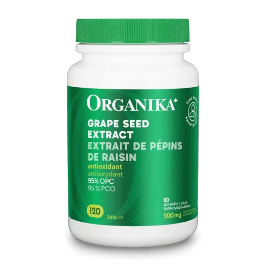 Grape Seed Extract (Hi Potency 95 % Opc) 120 Capsules | Safest & Easiest Shopping Vitamins Online | VITASHOP