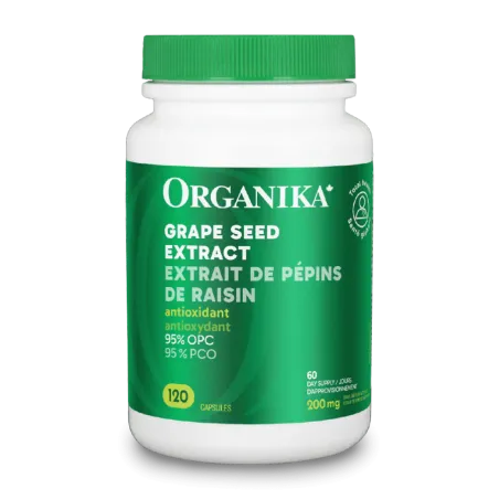 Grape Seed Extract (Hi Potency 95 % Opc) 120 Capsules | Safest & Easiest Shopping Vitamins Online | VITASHOP