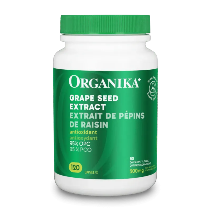 Grape Seed Extract (Hi Potency 95 % Opc) 120 Capsules | Safest & Easiest Shopping Vitamins Online | VITASHOP