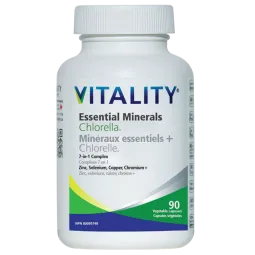 VITALITY Trace Minerals+Chlorella 90 Vegi Capsules | Unbeatable Prices, Daily Deals | VITASHOP