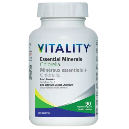 Trace Minerals+Chlorella 90 Vegi Capsules | Safest & Easiest Shopping Vitamins Online | VITASHOP