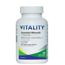 VITALITY Trace Minerals + Chlorella 30 Vegi Capsules | Unbeatable Prices, Daily Deals | VITASHOP