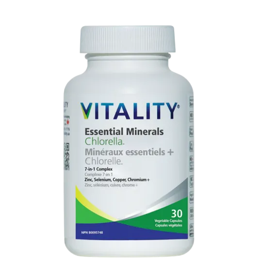 VITALITY Trace Minerals + Chlorella 30 Vegi Capsules | Unbeatable Prices, Daily Deals | VITASHOP