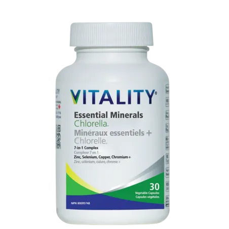 VITALITY Trace Minerals + Chlorella 30 Vegi Capsules | Unbeatable Prices, Daily Deals | VITASHOP