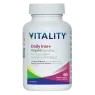 VITALITY 바이탈리티 일일 철분 + 유기농 스피루리나 60베지 캡슐 | 매일 업데이트되는 특가 상품 | VITASHOP