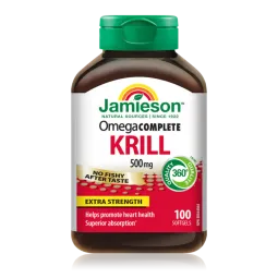 Jamieson Omega Complete Super Krill 500 mg 100 Softgels | Unbeatable Prices, Daily Deals | VITASHOP
