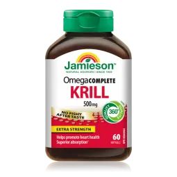 Jamieson 자미에슨 Omega Complete 슈퍼 크릴 500 mg 60 소프트젤 | 매일 업데이트되는 특가 상품 | VITASHOP