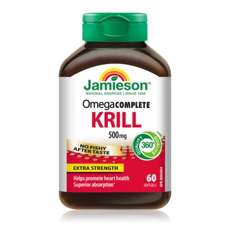 Jamieson 자미에슨 Omega Complete 슈퍼 크릴 500 mg 60 소프트젤 | 매일 업데이트되는 특가 상품 | VITASHOP