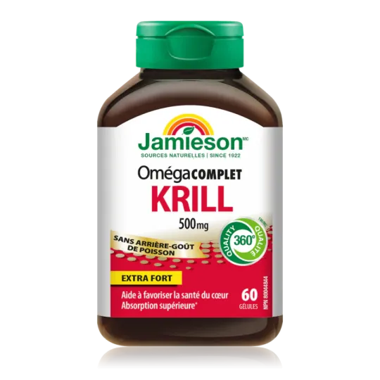 Jamieson 자미에슨 Omega Complete 슈퍼 크릴 500 mg 60 소프트젤 | 매일 업데이트되는 특가 상품 | VITASHOP