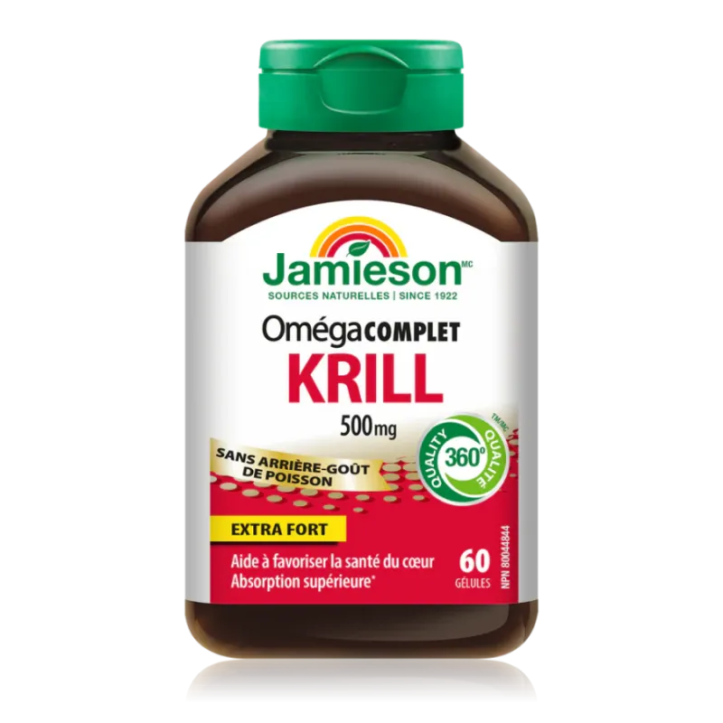 Jamieson 자미에슨 Omega Complete 슈퍼 크릴 500 mg 60 소프트젤 | 매일 업데이트되는 특가 상품 | VITASHOP