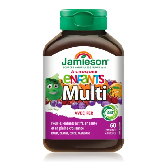 Jamieson 100% Complete Kids Multi 60 Chewable Tablets | Unbeatable Prices, Daily Deals | VITASHOP