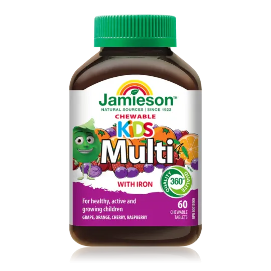 Jamieson 100% Complete Kids Multi 60 Chewable Tablets | Unbeatable Prices, Daily Deals | VITASHOP