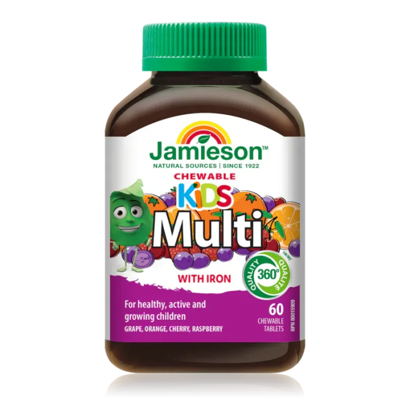 Jamieson 100% Complete Kids Multi 60 Chewable Tablets | Unbeatable Prices, Daily Deals | VITASHOP