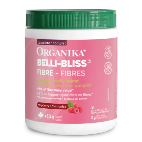 Organika Belli-Bliss Complete Fibre Raspberry 450 g Powder | Unbeatable Prices, Daily Deals | VITASHOP