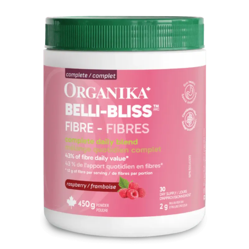 Organika Belli-Bliss 컴플리트 화이버 라즈베리 맛 450g 파우더 | 뛰어난 가격, 매일 할인 | VITASHOP
