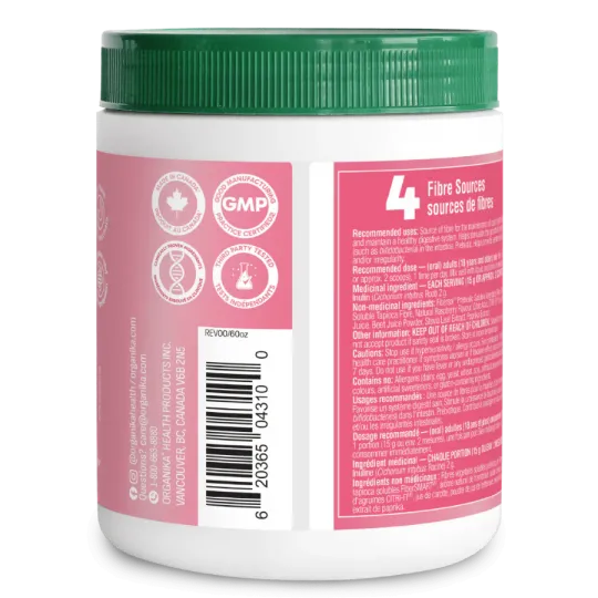 Organika Belli-Bliss Complete Fibre Raspberry 450 g Powder | Unbeatable Prices, Daily Deals | VITASHOP