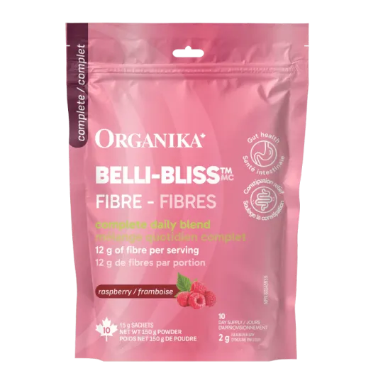 Organika Belli-Bliss Complete Fibre Raspberry 15 g x 10 Sachets | Unbeatable Prices, Daily Deals | VITASHOP