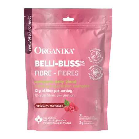 Organika Belli-Bliss Fibres Complètes Framboise 15 g x 10 Sachets | Prix imbattables, Offres quotidiennes | VITASHOP