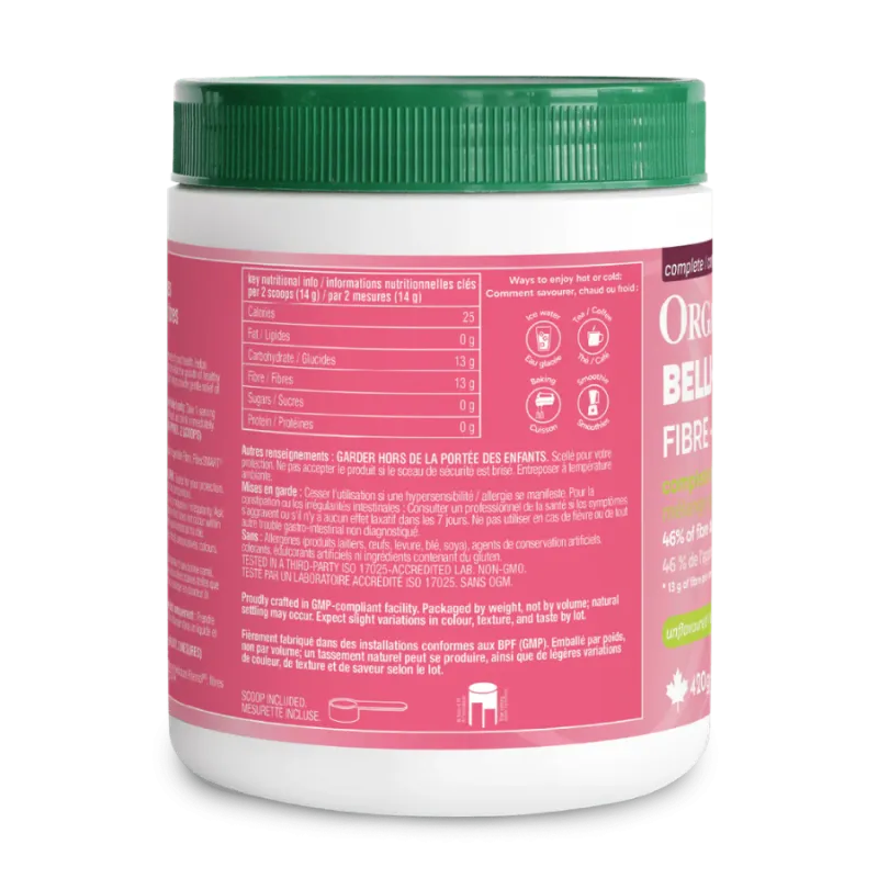 Organika Belli-Bliss Fibres Complète Poudre Sans Arôme 420 g | Prix Imbattables, Offres Quotidiennes | VITASHOP