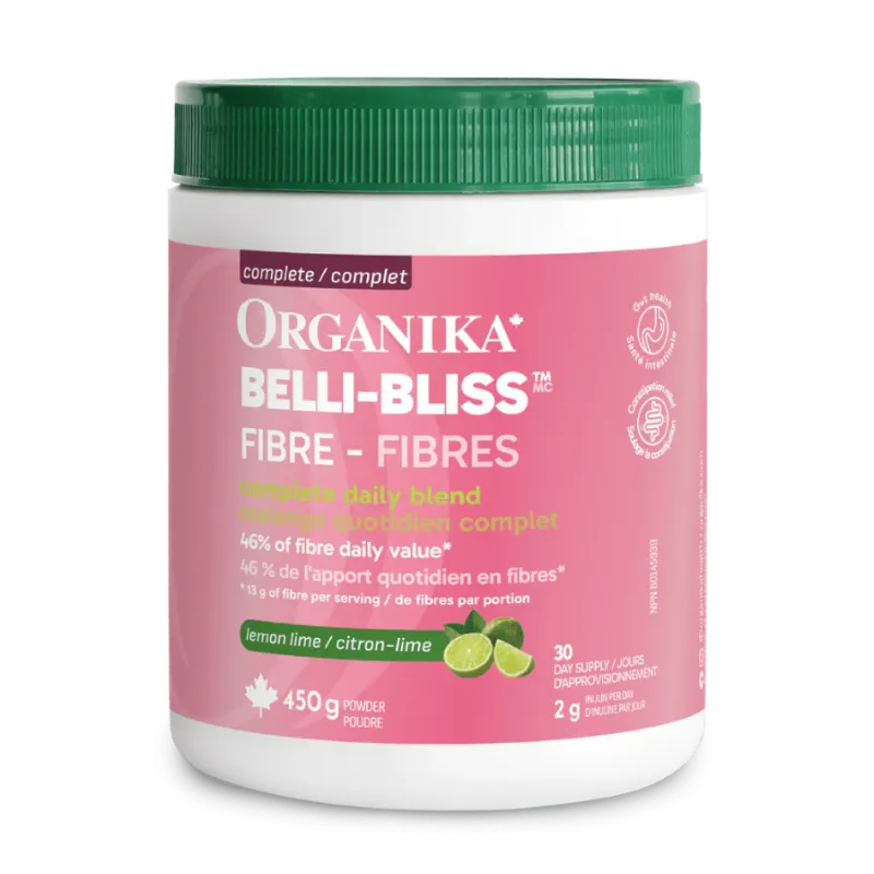 Organika Belli-Bliss 完全纤维 柠檬青柠 450 克粉末 | 无与伦比的价格，每日优惠 | VITASHOP