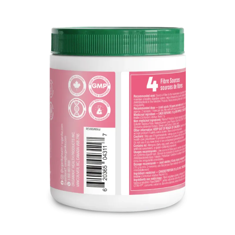 Organika Belli-Bliss 컴플리트 화이버 레몬 라임 450 g 파우더 | 최고의 가격, 매일 할인 | VITASHOP