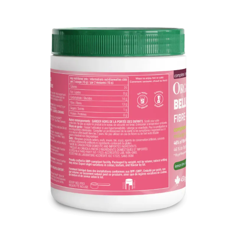 Organika Belli-Bliss Complete Fibre Lemon Lime 450 g Powder | Unbeatable Prices, Daily Deals | VITASHOP
