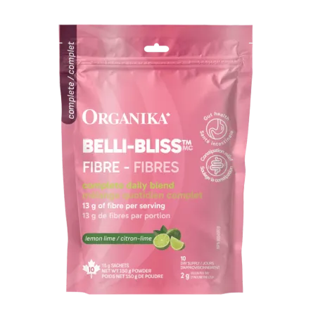Organika Belli-Bliss 完全纤维 柠檬酸橙 15克 x 10袋 | 无与伦比的价格，每日优惠 | VITASHOP