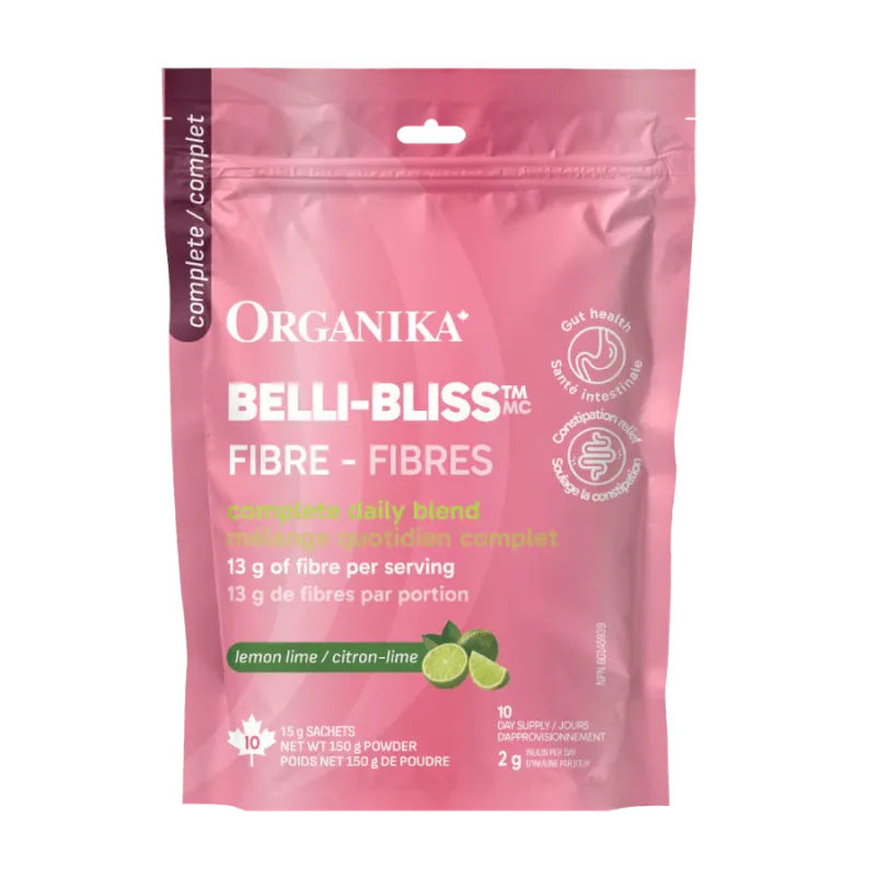 Organika Belli-Bliss Complete Fibre Lemon Lime 15 g x 10 Sachets| Unbeatable Prices, Daily Deals | VITASHOP