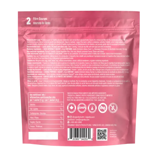 Organika Belli-Bliss Glucose Fibres Limonade 6 g x 30 Sachets | Prix imbattables, offres quotidiennes | VITASHOP