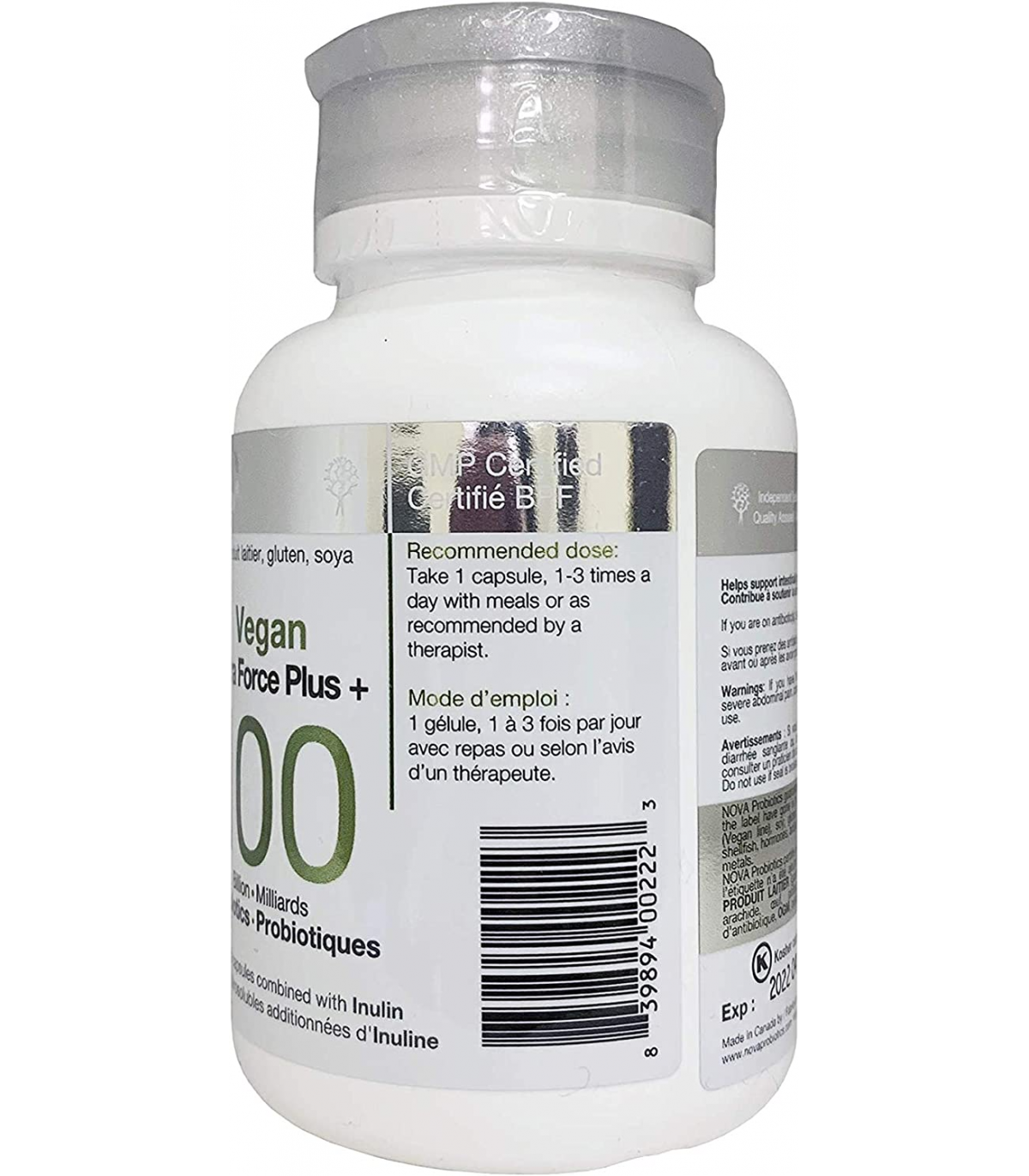 NOVA PROBIOTICS 비건 울트라 포스 플러스 1000억 30 베지 캡슐 | 최고의 가격, 일일 특가 | VITASHOP