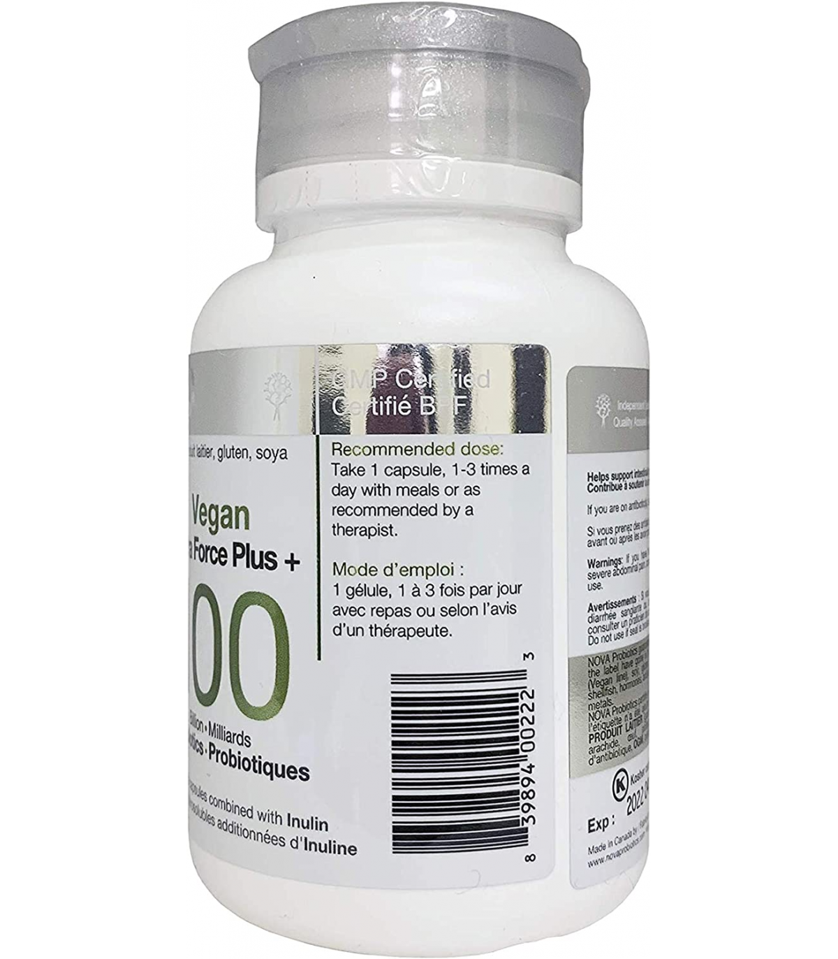 NOVA PROBIOTICS VEGAN Ultra Force Plus 100 Billion 30 Vegi Capsules | Unbeatable Prices, Daily Deals | VITASHOP
