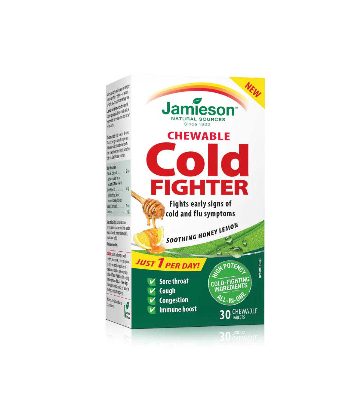Jamieson Cold Fighter 30 comprimés à croquer | Prix imbattables, offres quotidiennes | VITASHOP